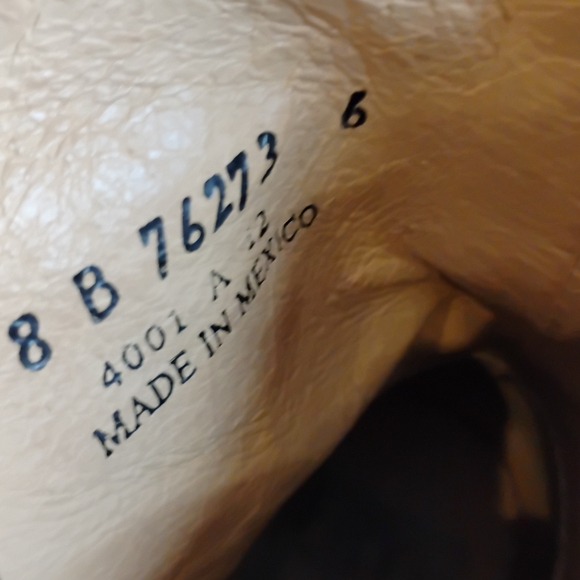 FRYE Veronica Combat Boots Antique Black/Brown Distressed Brush Off Leather Sz 8 - Picture 11 of 16